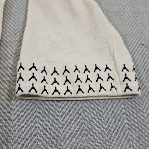 Karen Scott Embellished Square Neck Sweater Small Taupe Long Sleeve Old Money - Picture 5 of 16